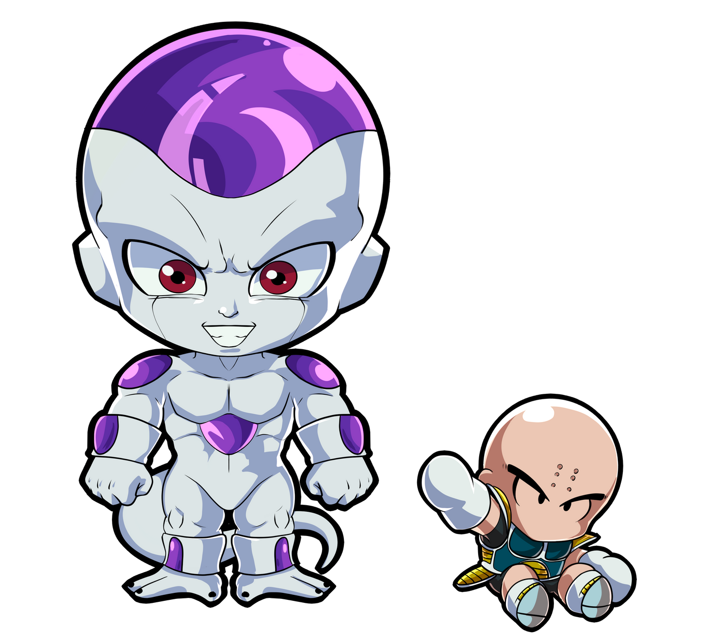 FRIEZA AND KRILLIN PLUSH PIN SET PRE ORDER