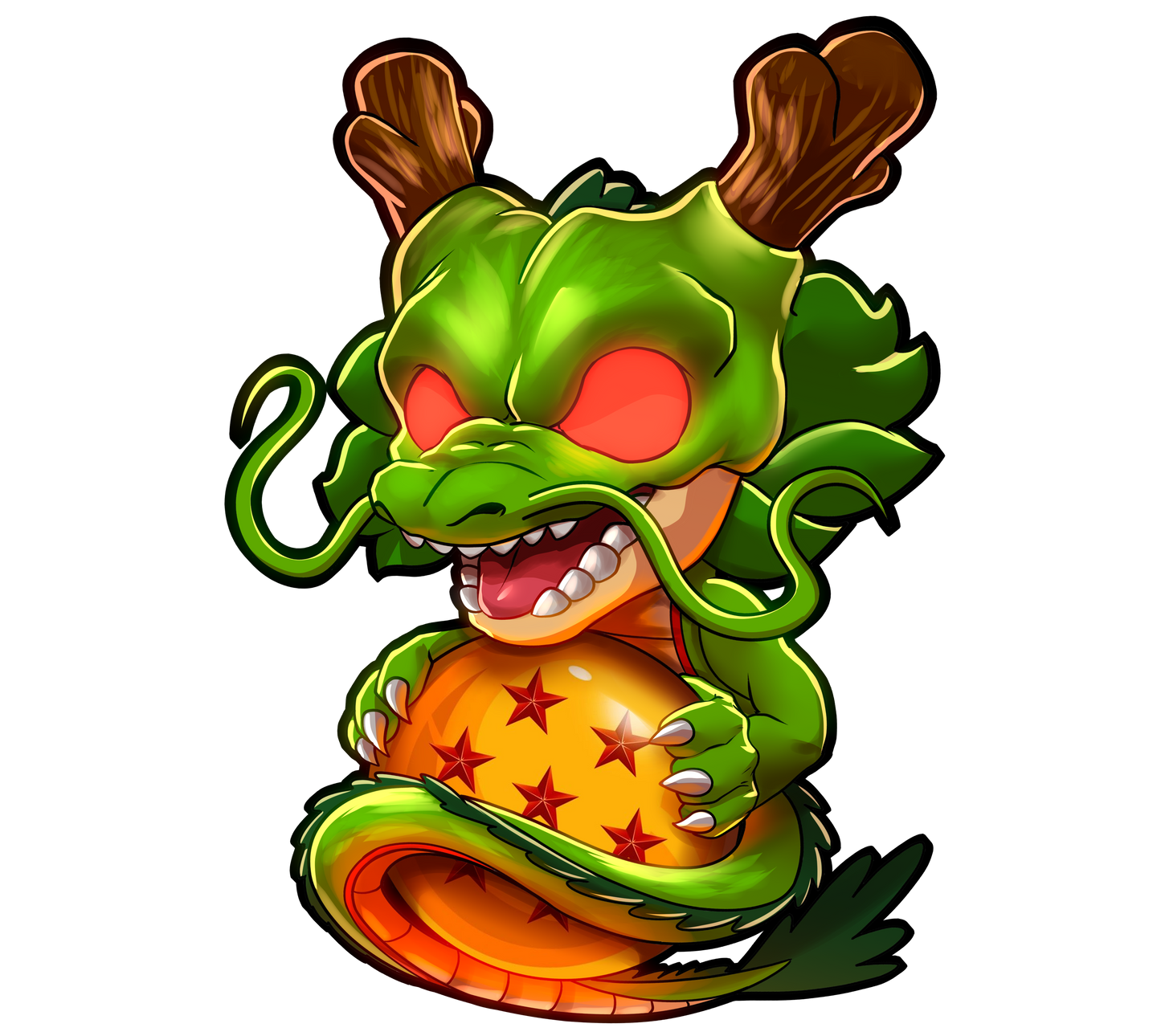 CHIBI 3D EFFECT PIN ( SHENRON )