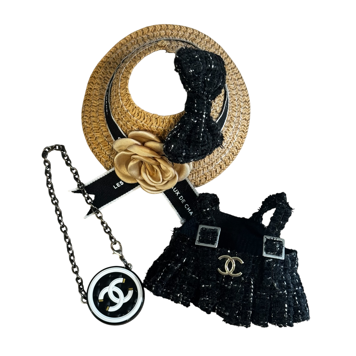 LABUBU 3 PC OUTFIT ( black purse )