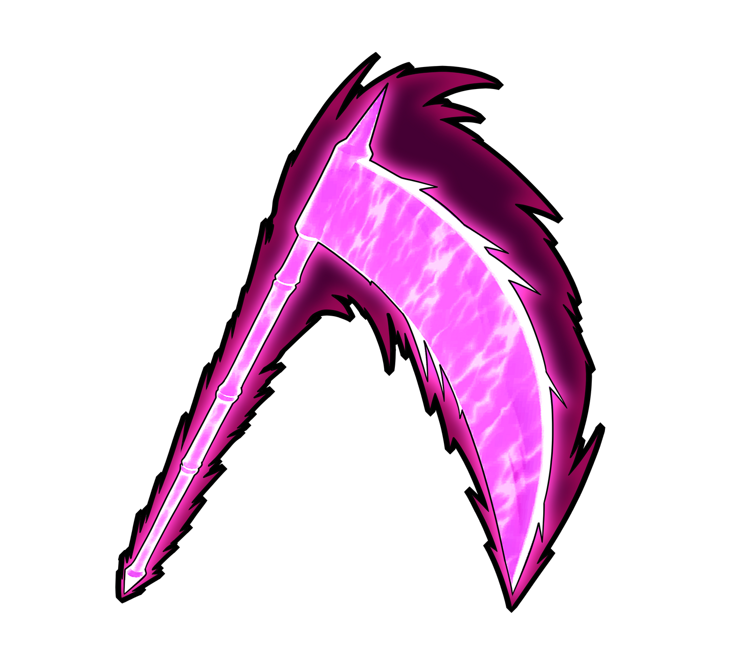 LENTICULAR EFFECT PIN (SICKLE OF SORROW)