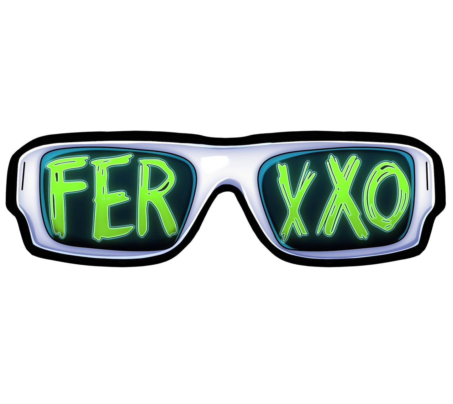 LENTICULAR EFFECT PIN GLASSES ( FERXXO )