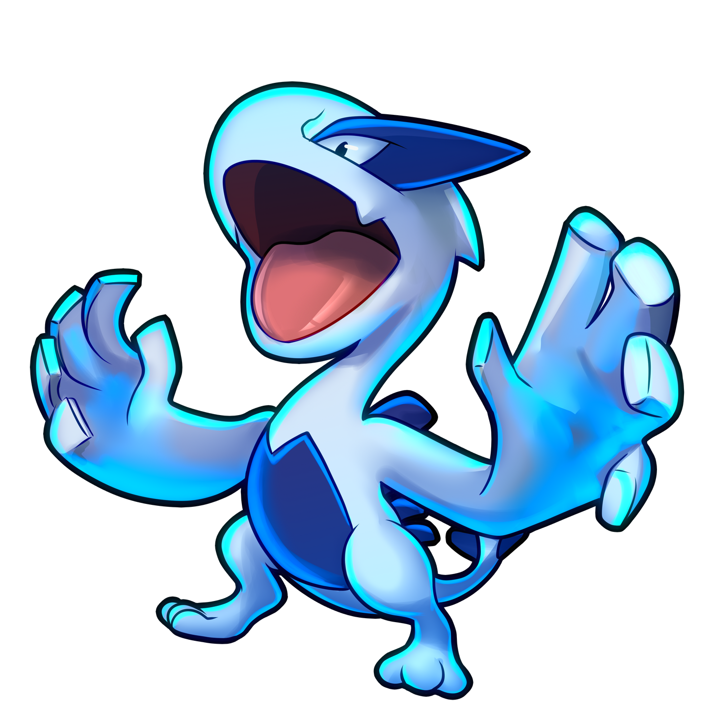 3D EFFECT PIN ( LUGIA )
