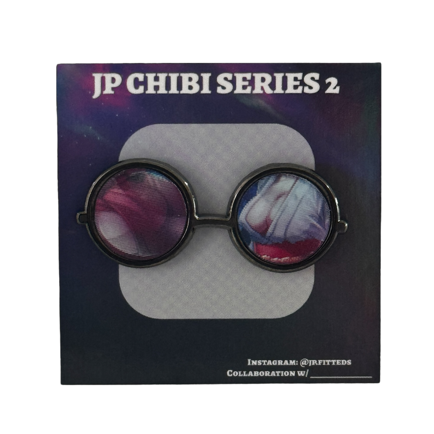 LENTICUALR EFFECT PIN GLASSES ( GOJO )