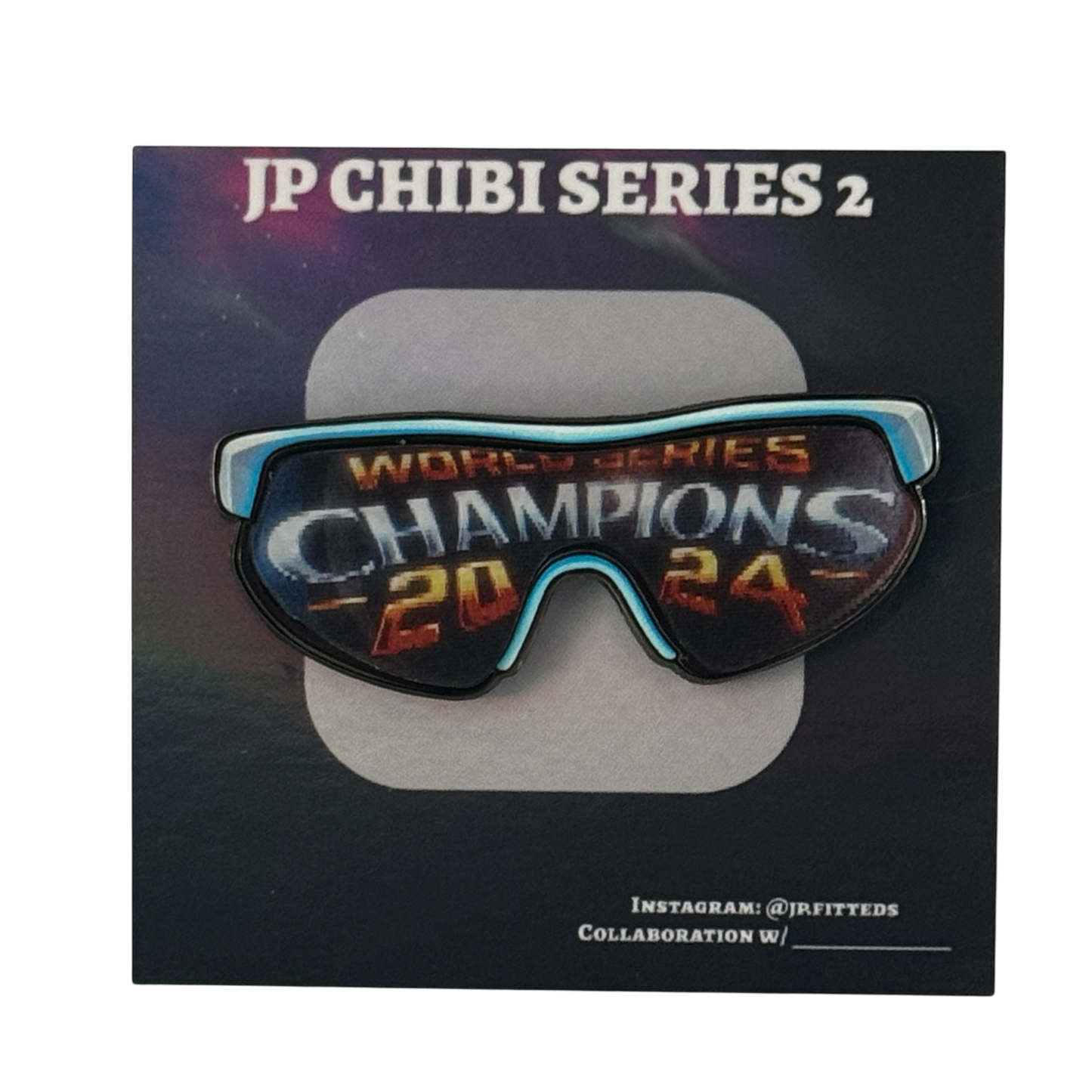 LENTICULAR EFFECT PIN GLASSES ( FREDDY FREEMAN’S)