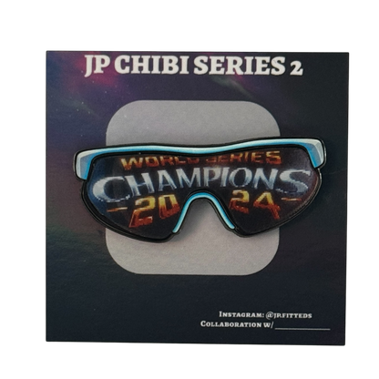 LENTICULAR EFFECT PIN GLASSES ( FREDDY FREEMAN’S)