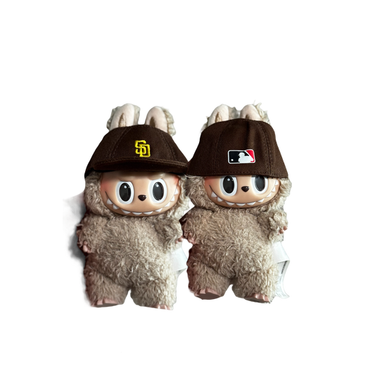 A SD LABUBU FITTED HAT BROWN
