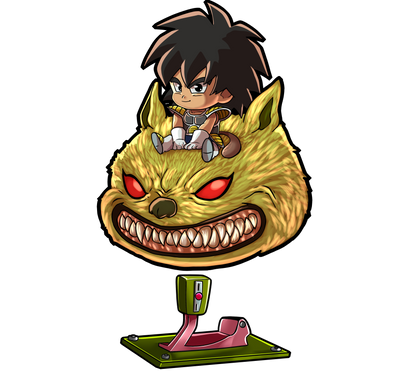 KIDDIE RIDE SPRING PIN ( BROLY/ NEW )