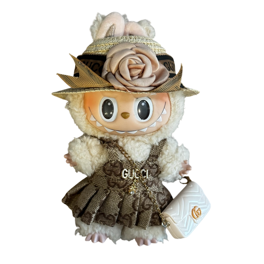 LABUBU 3 PC OUTFIT ( white purse )