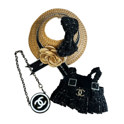 LABUBU 3 PC OUTFIT ( black purse )