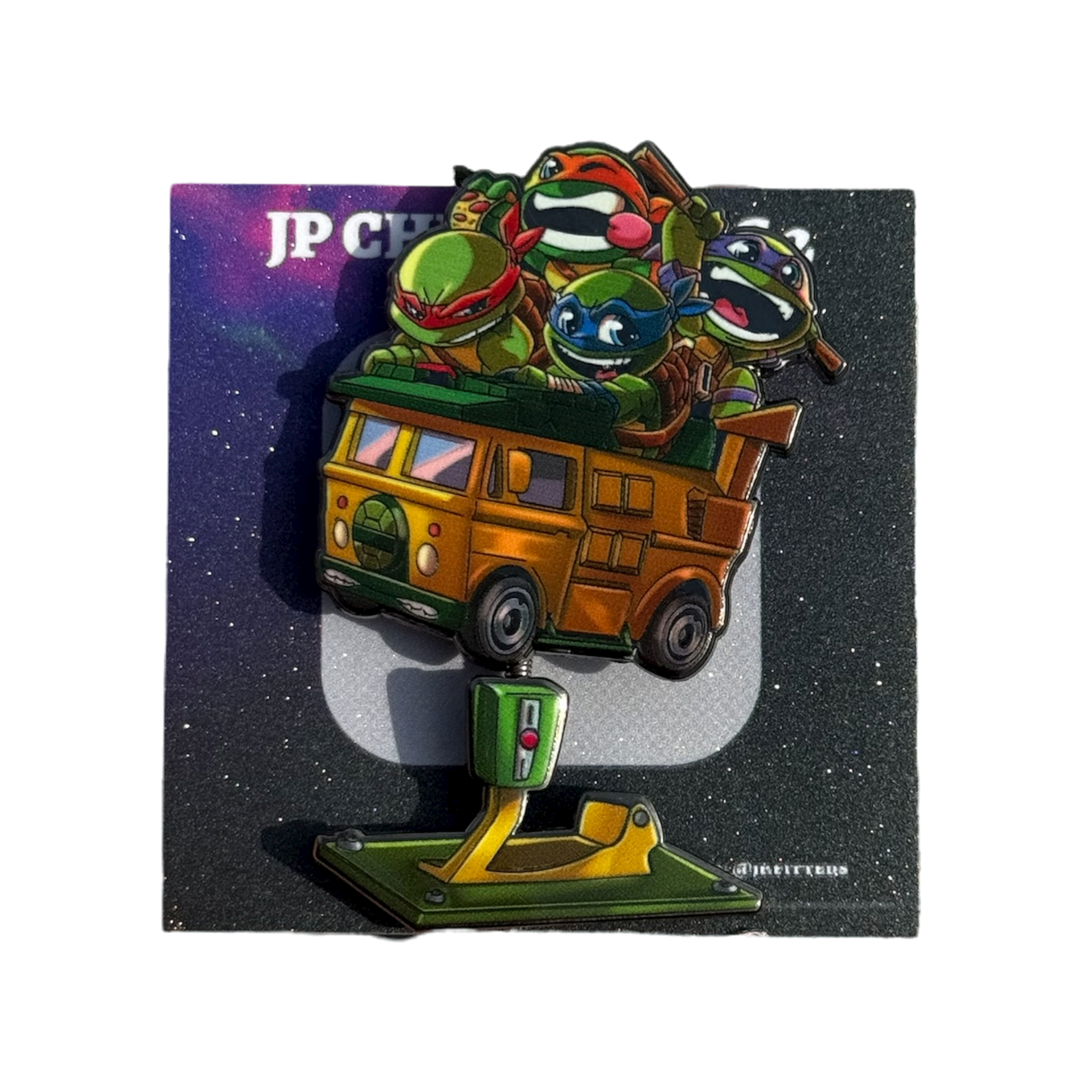 KIDDIE RIDE SPRING PIN ( NINJA 🐢/ NEW )