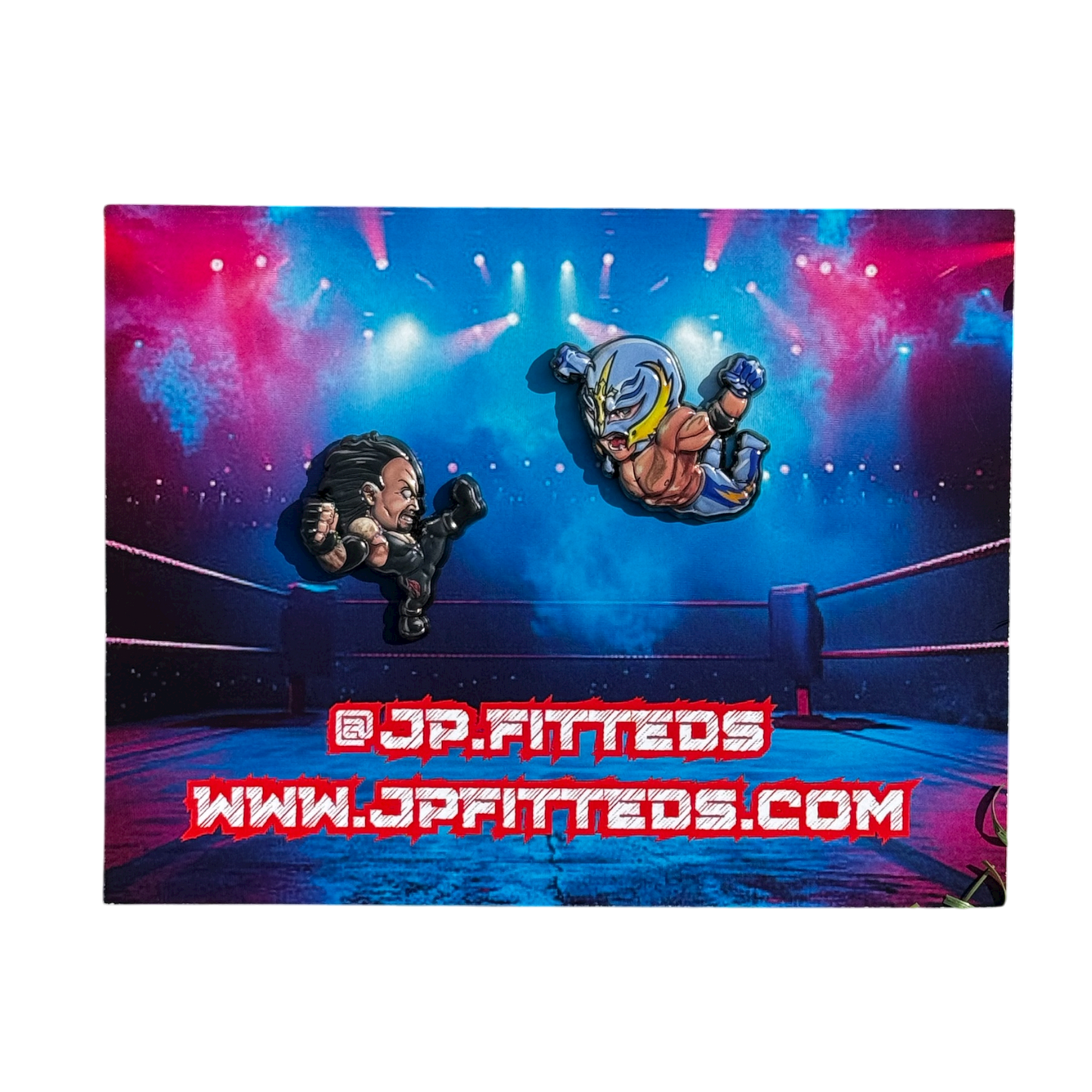 VS PIN SET ( UNDERTAKER VS REY )