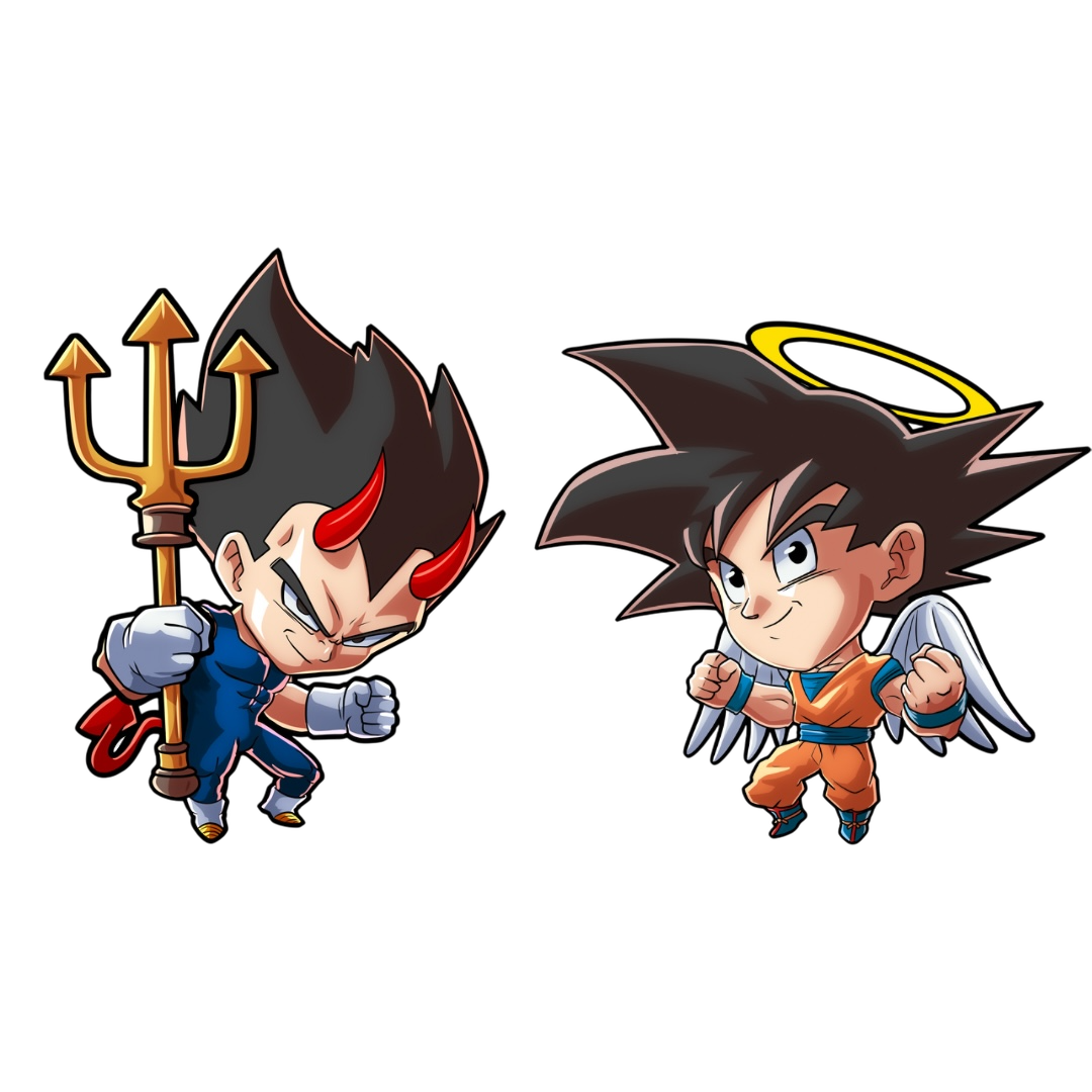 CHIBI PIN SET 😈🙉😇