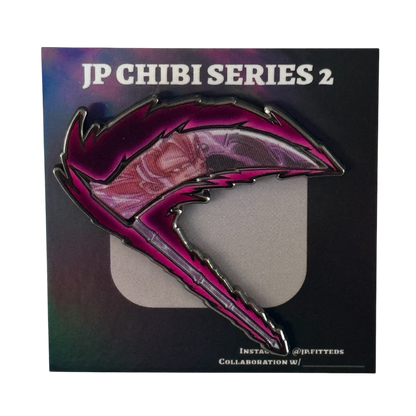 LENTICULAR EFFECT PIN (SICKLE OF SORROW)