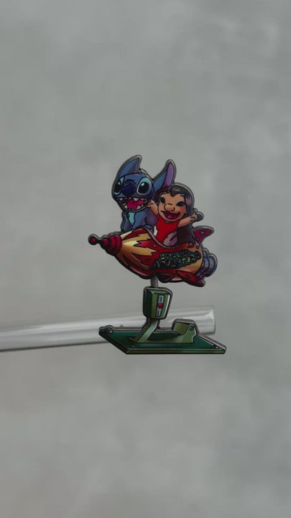 KIDDIE RIDE SPRING PIN ( LILO & STITCH )